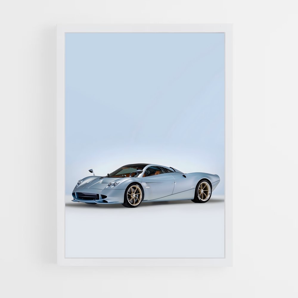 Poster Huayra en Lumière – affiche Pagani (vue 3)